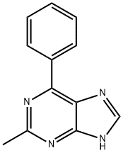 2-Methyl-6-phenyl-9H-purine 结构式