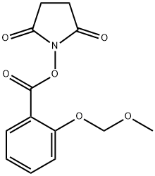 Benzoic acid, 2-(methoxymethoxy)-, 2,5-dioxo-1-pyrrolidinyl ester 结构式