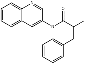 3-Methyl-3,4-dihydro-2H-[1,3''-biquinolin]-2-one 结构式