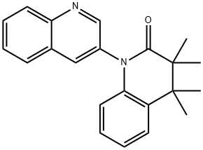 3,3,4,4-Tetramethyl-3,4-dihydro-2H-[1,3''-biquinolin]-2-one 结构式