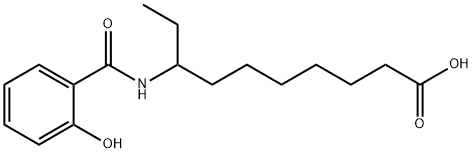 Decanoic acid, 8-[(2-hydroxybenzoyl)amino]- 结构式