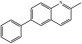 Quinoline, 2-methyl-6-phenyl- 结构式