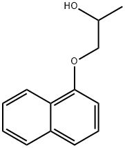 1-(1-萘酚基)-2-丙醇 结构式