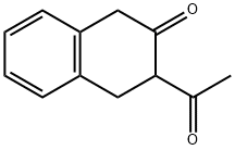 3-Acetyl-3,4-dihydronaphthalen-2(1H)-one 结构式