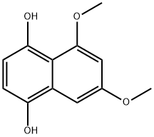 1,4-Naphthalenediol, 5,7-dimethoxy- 结构式