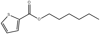 2-Thiophenecarboxylic acid hexyl ester 结构式