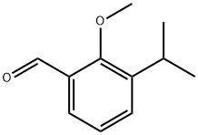 Benzaldehyde, 2-methoxy-3-(1-methylethyl)- 结构式