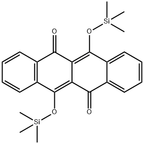 6,12-Bis((trimethylsilyl)oxy)tetracene-5,11-dione 结构式