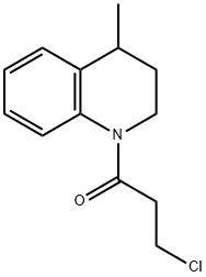 3-Chloro-1-(4-methyl-3,4-dihydroquinolin-1(2H)-yl)propan-1-one 结构式