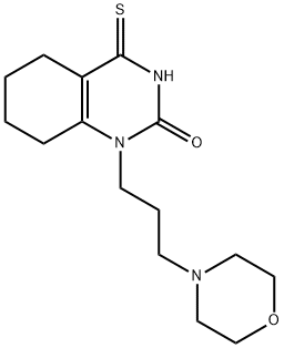 1-[3-(Morpholin-4-yl)propyl]-4-sulfanylidene-1,2,3,4,5,6,7,8-oCtahydroquinazolin-2-one 结构式