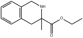 Ethyl 3-methyl-1,2,3,4-tetrahydroisoquinoline-3-carboxylate 结构式