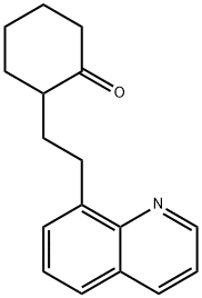 2-(2-(Quinolin-8-yl)ethyl)cyclohexanone 结构式