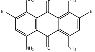 9,10-ANTHRACENEDIONE, 1,4,5,8-TETRAAMINO-2,7-DIBROMO- 结构式