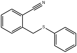 Benzonitrile, 2-[(phenylthio)methyl]- 结构式