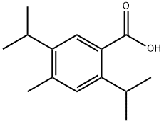Benzoic acid, 4-methyl-2,5-bis(1-methylethyl)- 结构式