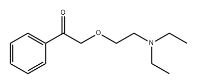 Ethanone, 2-[2-(diethylamino)ethoxy]-1-phenyl- 结构式