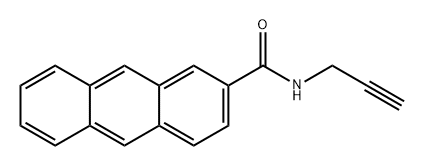 N-(PROP-2-YN-1-YL)ANTHRACENE-2-CARBOXAMIDE 结构式