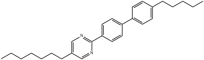 5-庚基-2-[4-(4-戊苯基)苯基]嘧啶 结构式
