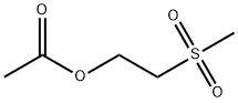 Ethanol, 2-(methylsulfonyl)-, 1-acetate 结构式
