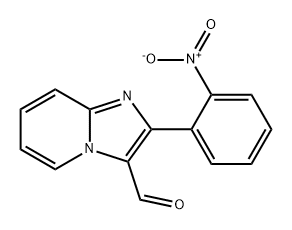 2-(2-硝基苯基)咪唑并[1,2-A]吡啶-3-甲醛 结构式