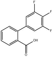 [1,1'-Biphenyl]-2-carboxylic acid, 3',4',5'-trifluoro- 结构式