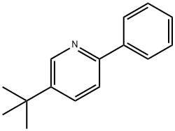 5-(叔丁基)-2-苯基吡啶 结构式