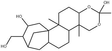 阿菲迪菌素-3,18-原乙酸酯 结构式