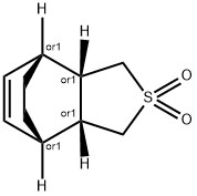 4,7-Ethanobenzo(c)thiophene, 1,3,3a,4,7,7a-hexahydro-2,2-oxide, (3aalp ha,4alpha,7alpha,+-,7aalpha)- 结构式