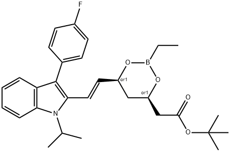 氟伐他汀杂质 4 结构式