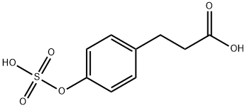 4-羟基苯丙酸硫酸酯 结构式