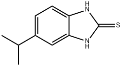 2H-Benzimidazole-2-thione,1,3-dihydro-5-(1-methylethyl)-(9CI) 结构式