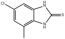 2H-Benzimidazole-2-thione,6-chloro-1,3-dihydro-4-methyl-(9CI) 结构式