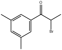 1-Propanone, 2-bromo-1-(3,5-dimethylphenyl)- 结构式