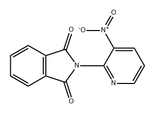 1H-Isoindole-1,3(2H)-dione, 2-(3-nitro-2-pyridinyl)- 结构式