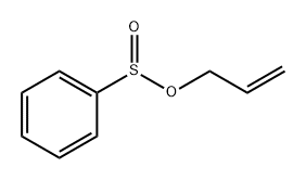 苯亚磺酸烯丙酯 结构式