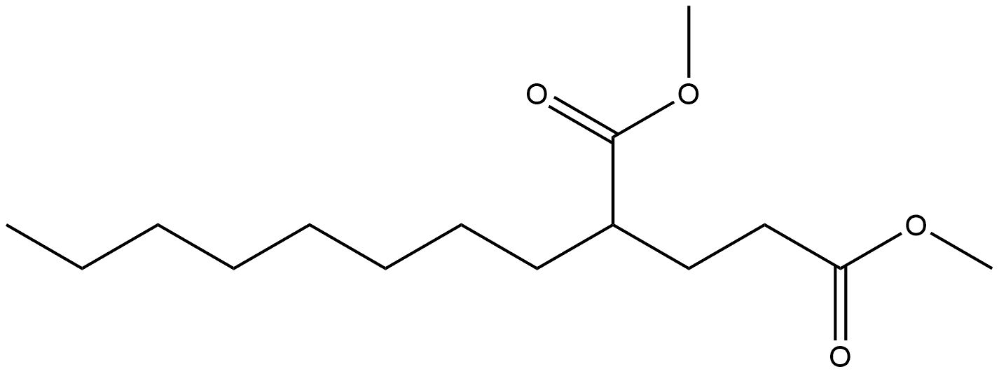 2-正辛基戊二酸二甲酯 结构式