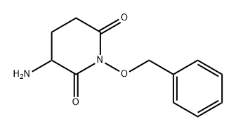 3-氨基-1-(苄氧基)哌啶-2,6-二酮 结构式