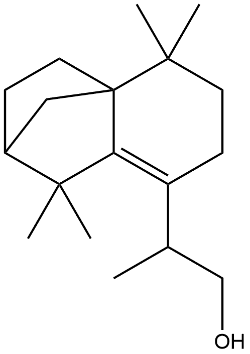 2-{2,2,7,7-tetramethyltricyclo[6.2.1.0^{1,6}]undec-5-en-5-yl}propan-1-ol 结构式