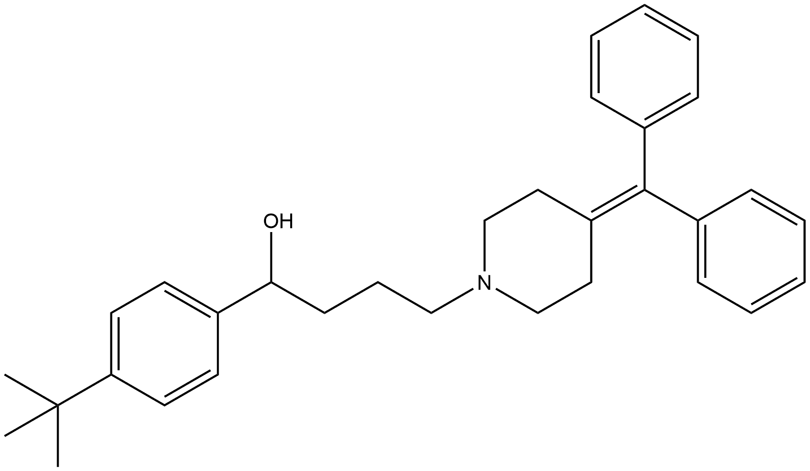 特非那定EP杂质D 结构式