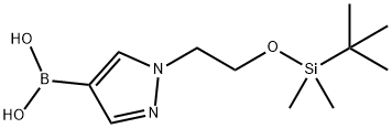 Boronic acid, B-[1-[2-[[(1,1-dimethylethyl)dimethylsilyl]oxy]ethyl]-1H-pyrazol-4-yl]-