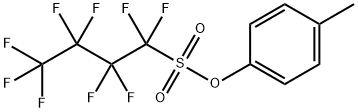 1-Butanesulfonic acid, 1,1,2,2,3,3,4,4,4-nonafluoro-, 4-methylphenyl ester 结构式