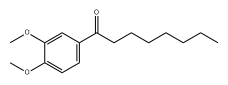 1-Octanone, 1-(3,4-dimethoxyphenyl)- 结构式