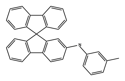 N-(3-甲基苯基)-9,9′-螺二[9H-芴]-2-胺 结构式