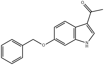 Ethanone, 1-[6-(phenylmethoxy)-1H-indol-3-yl]- 结构式