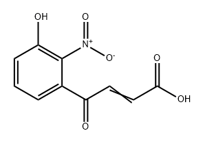 2-Butenoic acid, 4-(3-hydroxy-2-nitrophenyl)-4-oxo- 结构式