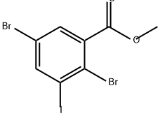 Benzoic acid, 2,5-dibromo-3-iodo-, methyl ester 结构式