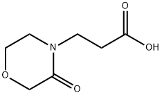 3-(3-oxomorpholin-4-yl)propanoic acid 结构式