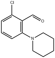 Benzaldehyde, 2-chloro-6-(1-piperidinyl)- 结构式