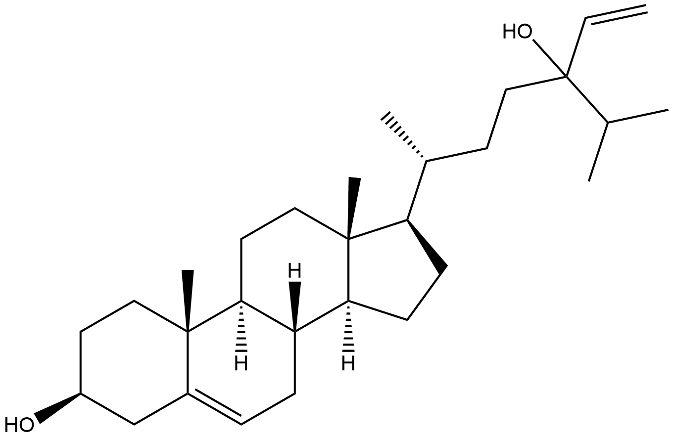 Stigmasta-5,28-diene-3,24-diol, (3β,24ξ)- 结构式