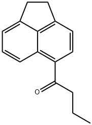 1-(1,2-二氢-5-苊基)-1-丁酮 结构式